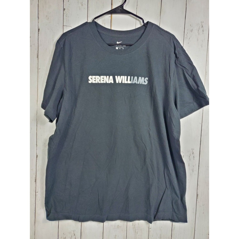 Nike Serena Williams  Men's T-Shirt Size XL Black The Nike Tee